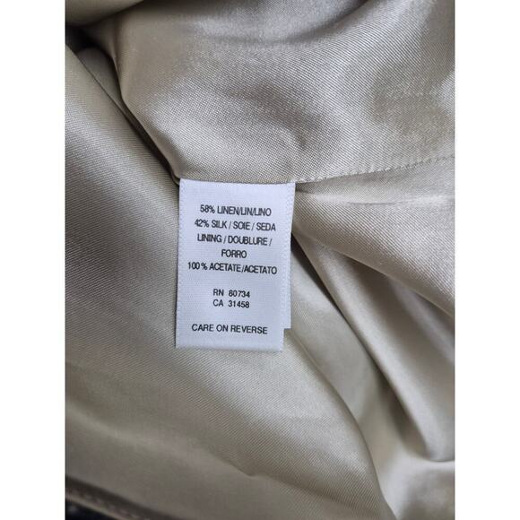 BCBGMaxaria Dress Size 2 Blue Short Balloon Style Bow Strapless Floral Prom - Picture 6 of 7